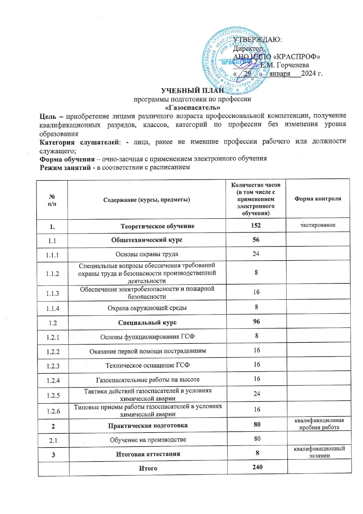 Газоспасатель (240 ч.) - Учебный центр Краспроф, Красноярск